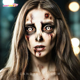 22mm Sweety Sclera Zombie Contacts Dark Dracul